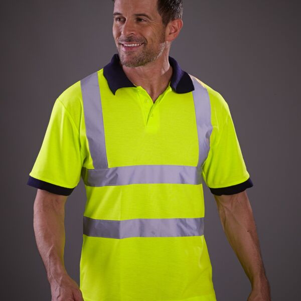 Hi-Vis Short Sleeve Polo Shirt Thumbnail