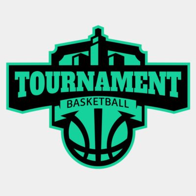 Tournament Basketball logo template Thumbnail