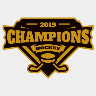 Champions Hockey logo template Thumbnail
